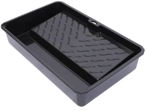 LDDIFHWW Bandeja para Pintura, Bandeja para Rodillo, Resistente, Texturizada, Caja de Vasos, Lavable, Suministros de Pintura para El Hogar, Herramientas Engros, L