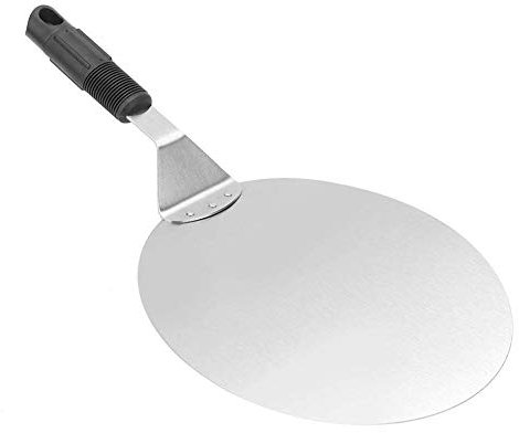 DMZK Pala Pizza in Acciaio Inox,Pala Rotonda per Pizza, Torte