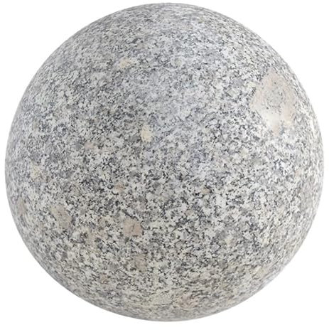 Jardinex Boule déco Granit Ø 20 cm - Gris Clair 20 cm