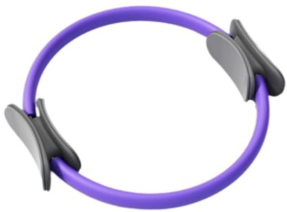 kowaku Aro de Pilates Círculo Fitness 50 Libras Ejercicio de Resistencia para Mujeres Ejercicio de Muslos Círculo de Pilates liviano, Púrpura 50 Libras
