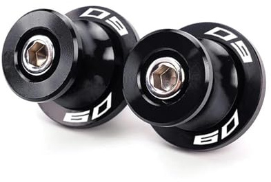 Diábolos Caballete para Yamaha MT09 MT-09 MT09 SP MT 09 SP 2014-2026 Tornillo De Soporte Deslizante para Basculante De Motocicleta Protección Anticaída(Negro)
