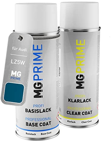 MG PRIME Billack sprayburk för Audi LZ5W / Z5W / 7C Denimblau Perleffe. +1K