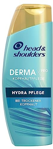 Head & Shoulders DERMAXPRO Hydra Pflege Anti-Schuppen Shampoo & Kopfhautpflege bei trockener Kopfhaut – Mit Kokosmilch, aktiver Aloe & Vitamin E – Dermatologisch getestet – 225 ml