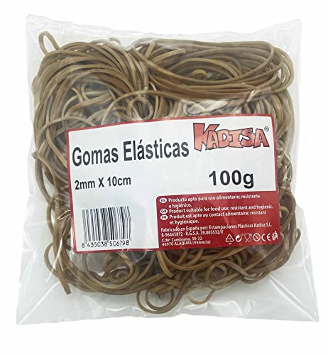 Kadisa Bolsa 100g Gomas Elásticas 2mm X 10cm