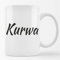 Huuraa Tasse Kurwa Polnisch Geschenk 330ml Weiß Kurwa Präsent