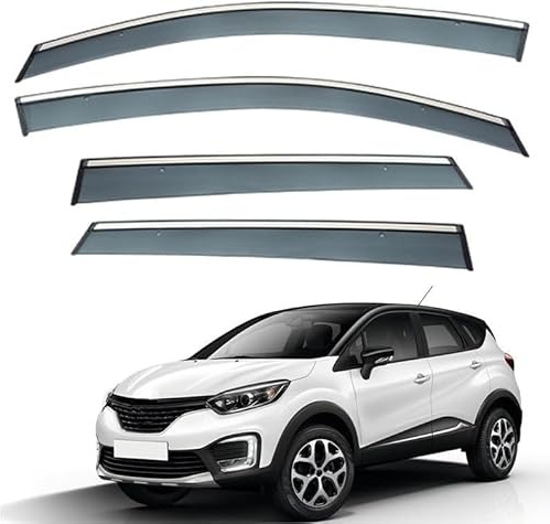 EXOTUF Coche Deflectores De Viento De Ventana para Cabrio CAPTUR Kaptur MK1-HA 2015-2018, Protector contra ElViento Parasol Protector contra la Lluvia