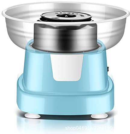 SmPinnaA Machine À Barbe À Papa pour Enfants, Machine À Barbe À Papa, Machine À Barbe À Papa Portable avec Grande Plaque Anti-Éclaboussures, pour Fête De Famille d'anniversaire À La Maison,B