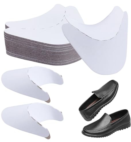 BENECREAT 40 pares de insertos de cartón para zapatos, soporte interior de zapatos de papel de 3.9 x 4.88 pulgadas, moldeador de zapatos para tenis, zapatos de lona, zapatos Leater, zapatos de golf,