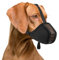 Maulkorb für Hunde, Weicher Netzmaulkorb, Verstellbare Passform für Kleine Mittelgroße Große Hunde, Bequem und Atmungsaktiv, Ermöglicht Keuchen und Trinken（S, Schwarz）