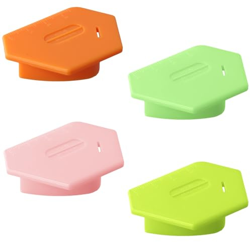 4 Piezas Costura Accesorios, Guía Magnética Máquina Coser con Escala，Herramienta de Costura Poligonal Multifuncional, Ayuda de Costura Magnética