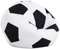 Textilhome Puff Pelota Futbol cm – Moldeable y Cómodo, con Relleno Incluido, Tejido PVC Resistente, Doble Costura.