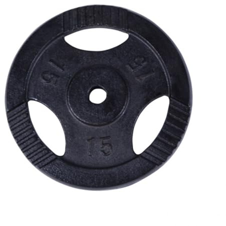 Gorilla Sports® Disques Poids - 1,25/2,5/5/10/15/20kg, Set 2/27,5/30kg, Ø 30/31mm, Fonte, Argent/Noir - Ensemble Plaques d'Haltères, Musculation, Fitness, Gym