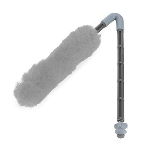 DAUERHAFT Wollmaterial Paintball Rakel, Wolle Paintball Barrel Single Swab Squeegee Buffer Reinigungszubehör, zur Reinigung(Gray)