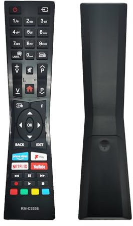 Replacement RC-C3338 bush tv remote for bush tv compatible with jvc remote control RC-C3338