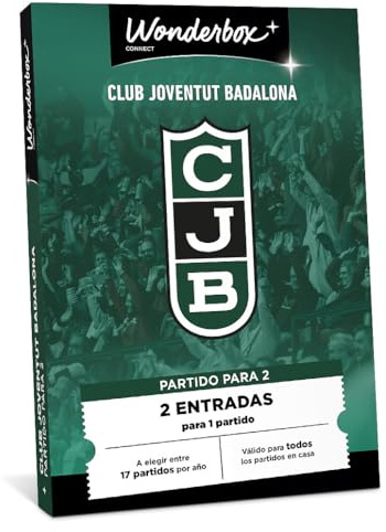 WONDERBOX Connect - Caja Regalo - Club Joventut Badalona Classic - 2 entradas para 1 Partido de Baloncesto - para Todos los Partidos en casa - Válido Durante 27 Meses