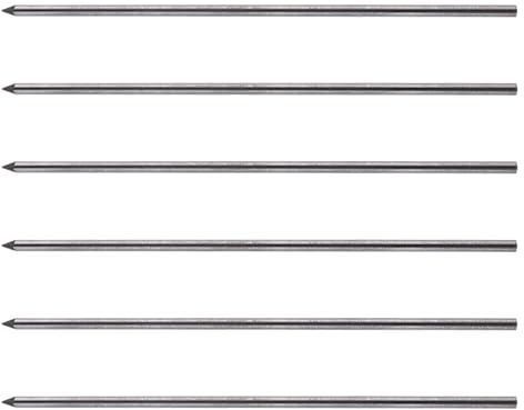 edding 8881 Tieflochmarker Nachfüllminen – 6er Set Minen – sortiert - 2,8 mm Spitze - zum präzisen Markieren auf rauen und glatten Oberflächen wie Holz, Kunststoff, Pappe, Metall und Fliesen