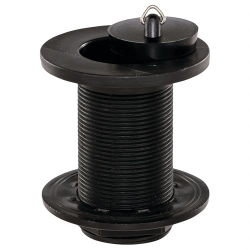 Drain Assembly: 2 1/2 in Overall Dia, 4 1/4 Body Ht, 1 Pipe Plastic, Threaded, WA-1, 4AYJ6