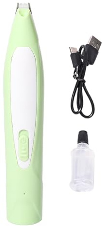 Hundtrimmer med LED- - Husdjursvårdsverktyg, förstorat blad | uppladdningsbart med lågt brus, inklusive ersättningsblad för hundar och