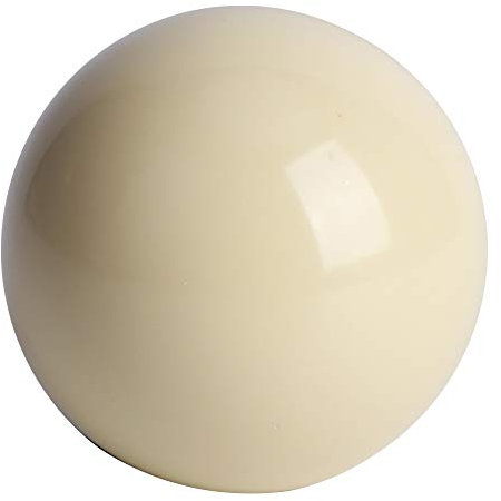 Keenso 2 Stück Billardtisch Weiße Billardkugeln Snooker Billardtisch Training Spot Queue Ball Standard 5, 72 cm