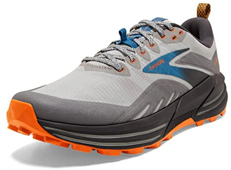 Brooks Cascadia 16 Oyster Mushroom/Alloy/Orange, 11.5 UK