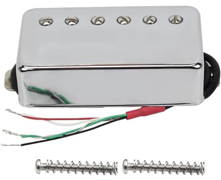 FLEOR Alnico 5 Gitarren-Humbucker-Tonabnehmer 4-Draht-7-8K-Hals-Tonabnehmer Fit LP Gitarrenteil