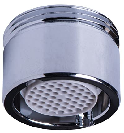 Cornat Aeratore M20 x 1 AG – risparmio di acqua fino al 50% – guarnizione – adatto per rubinetti comuni – argento – in ottone/aeratore/ugello miscelatore/TECWS602,50% risparmio di acqua, 1 pezzo