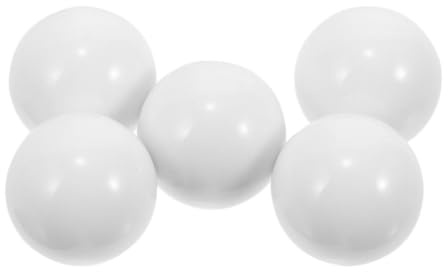 Toyvian 5 Pièces 12mm Boules de Roulette Perles Roue Roulette Perles Jeu en Acrylique Accessoires de Remplacement de Jeu pour Roue de 8-12 Pouces AméLiorer L'ExpéRience