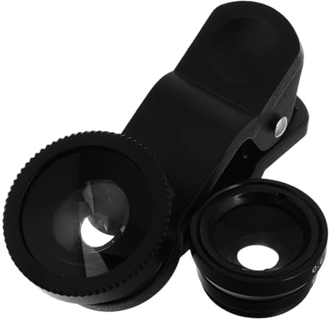 Lurrose Handy Kamera Objektiv Mit Zoom Fischaugen Linse Für Smartphone Handy Objektiv Kit Mit Makro Fischaugen Und Weitwinkel Für Kamera