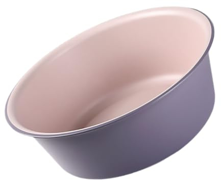 MUCKLILY Grand Bac Rond Plastique Bassin Pour Visage Bassin à Vaisselle à Vêtements Pours Lavabo Portable Pour Intérieur Et Extérieur