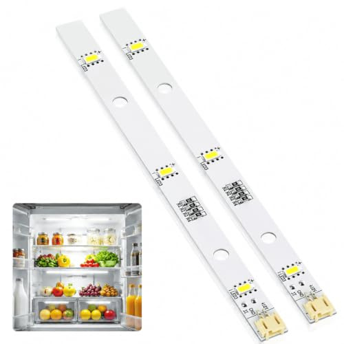 Lot de 2 ampoules LED pour réfrigérateur DC12 V 2 W, compatibles avec Gorenje Rongsheng Hisense E349766 MDDZ-162A 1629348, compatibles avec Kenwood KIFF5017, KIFF5020, KIFF7017, KIFF7020