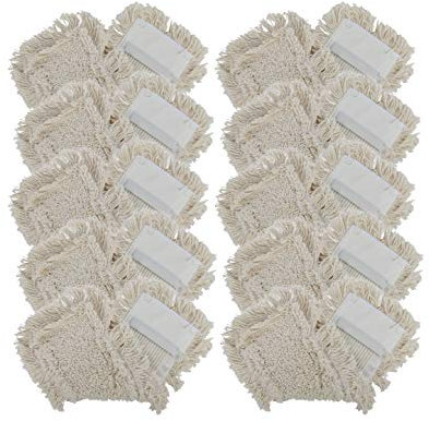 BELLANET Wischbezug Mopp aus Baumwolle, auch für empfindlichen Echtholz-Böden und Laminat, für alle gängigen Klapphalter 50 cm, 10 STK.