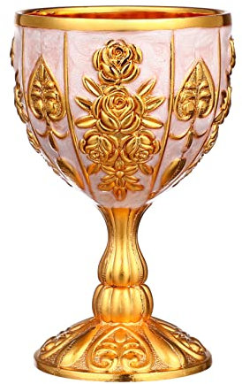Ciieeo Coupe Européenne du Vin Rétro, Lot 1 Pièce, Alliage de Zinc, Or