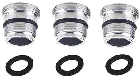 Lot de 3 adaptateurs de robinet, adaptateur de robinet M18,5-M22 mâle vers mâle vers tuyau, adaptateur d'aérateur de cuisine pour purificateur d'eau de cuisine, salle de bain, tuyau d'arrosage