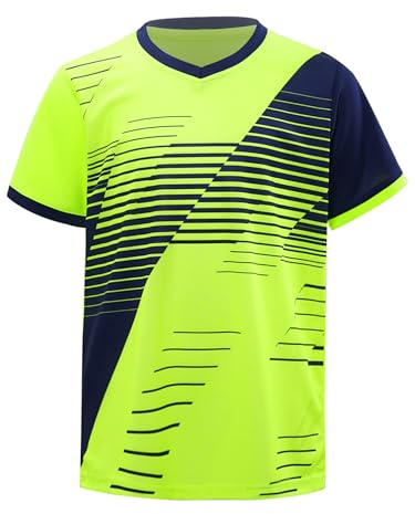 dPois Pojkar, sportskjorta, kortärmad t-shirt, fotbollströja, topp, jerseyskjorta, snabbtorkande toppar, barn, sportkläder för träning