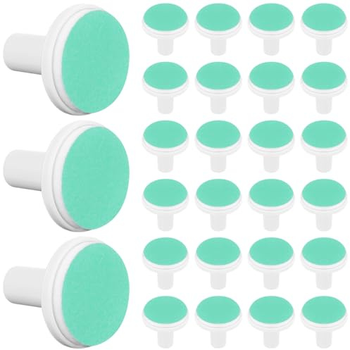 Garneck Nail Trimmer Pads for Replacement 24pcs Infant Nail Grinding Heads for Electric Nail File Safe for Toddlers Babies