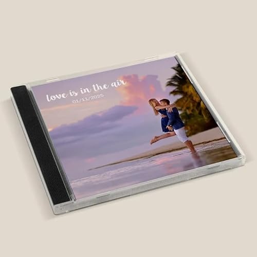 Custom Valentines, Anniversary Wedding Gift PrintYourDisc cd Mixtape | Personalized Custom CD Album