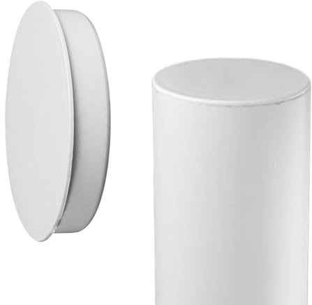 Couvercle de tuyau, couvercle de tuyau de ventilation pour bouchon de manchon Dn 100 – Couvercle de tuyau 100 mm – Capuchon de protection en PVC pour tuyaux de drainage (blanc cassé)