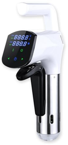 Sous Vide spis nedsänkning cirkulator 1100 W WiFi pekskärm rostfritt stål för matlagning biff kyckling fisk ägg grönsaker