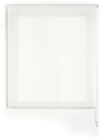 Uniestor basic tenda avvolgibile traslucida - Bianco sporco, 120 x 175 cm (Larghezza x Altezza) | Dimensioni del tessuto 117 x 170 cm. Tenda a rullo traslucida
