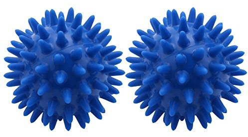 Duendhd 2 palline da massaggio da 6 cm / 10 cm palla da riccio palla da massaggio per terapia, palla da massaggio
