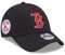 New Era Boston Red Sox MLB Cap 9Forty Strapback Kappe Teamlogo Teampatch blau - One-Size