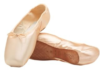 Kitry Scarpe da Punta ES0160L Balance European Donna Ballerina Etoile Sport Danza Classica Allenamento Fitness Palestra Ballo Scuola Scarpette Punte Box