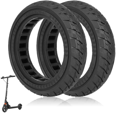 HPGAAVD 8.5 Pulgadas Ruedas Macizas para Patinete Electrico，8 1/2x2 Ruedas de Patinete Electrico para Xiaomi M365/Pro 2/Pro/1S，50/75-6.1 Antipinchazos Neumáticos de Repuesto Delantera/Trasera