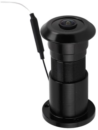 Caméra Judas de Porte WiFi, Caméra de Trou d'oeil de Porte HD 1080P, Prise en de la Vision Nocturne, Conversation Bidirectionnelle, Caméra de Visionneuse de Porte