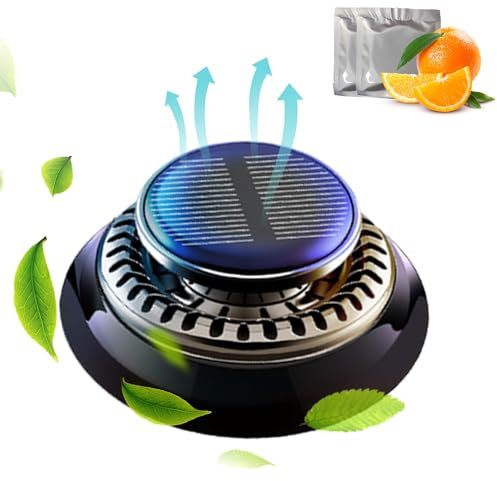 Anti-freeze Electromagnetic Car Snow Removal Device, 2025 Neu Elektromagnetisches molekulares Frostschutzmittel Schneeentfernungsgerät, Solare Automatischer Lufterfrischer Diffusor (Ozean)