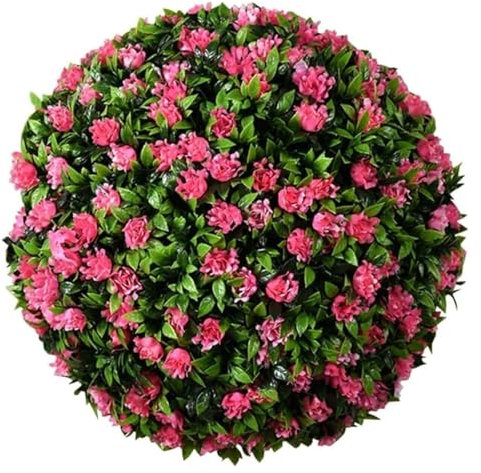 Palla di erba artificiale for giardinaggio, palla di topiaria artificiale, palle decorative di bosso finto, palle di piante finte sospese, fiori finti resistenti ai raggi UV, sfere da giardino for bal