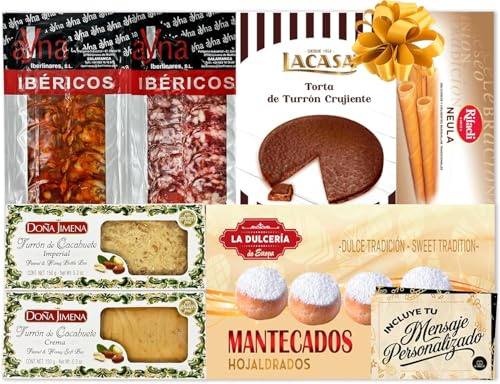 Cesta de Navidad Gourmet Sin Alcohol Cía&Co 2025 (Lote 100) · Ibéricos Bellota, Turrones y Dulces Clásicos Tradicionales · Tarjeta con Mensaje Personalizable · Regalo Personal para Empresas y Familias