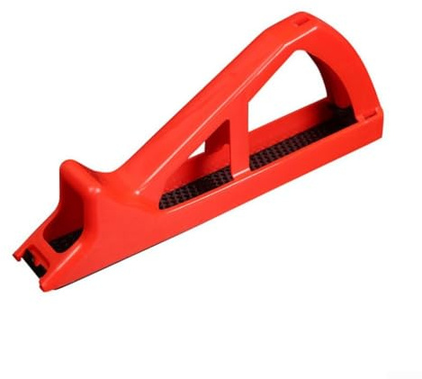 Râpe en ABS rouge pour planche de plâtre pour rabotage et coupe de cloison sèche – Rasoir mural 250 x 40 mm avec poignée ergonomique, compatible