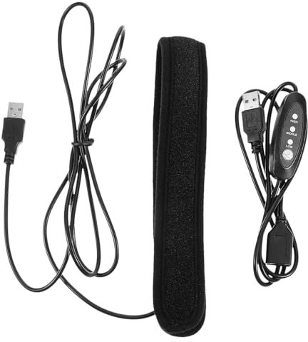 PartyKindom Chauffe-Objectif USB à 3 Niveaux de Température Dc5.00, Bande Chauffante Anti-Condensation pour Appareil Photo et Télescope, Accessoire de Protection la Buée pour Lentilles, Usage