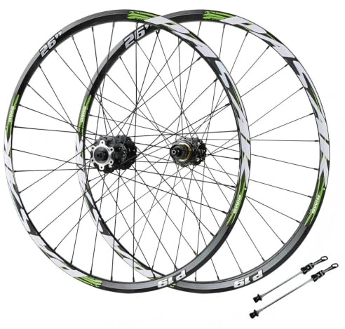 Mountainbike Hjulset 26 27.5 29 32H Framhjul 9*100mm Bakhjul 10*135mm | Passar Däck 1,25–2,25, Snabbkoppling, Skivbroms, MTB-hjul, Aluminiumlegering, For 7-12s Kassett